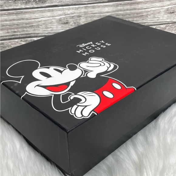 Black Mickey Mouse Backpack, Wallet + Keychain - New
